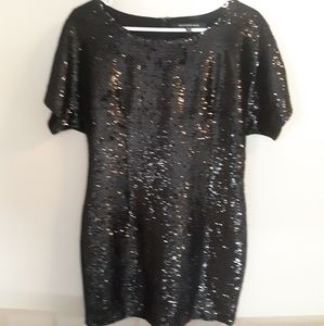 Glittery Black Dress